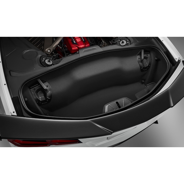 Rear Trunk Sueded Microfiber Trim Panel Kit in Jet Black