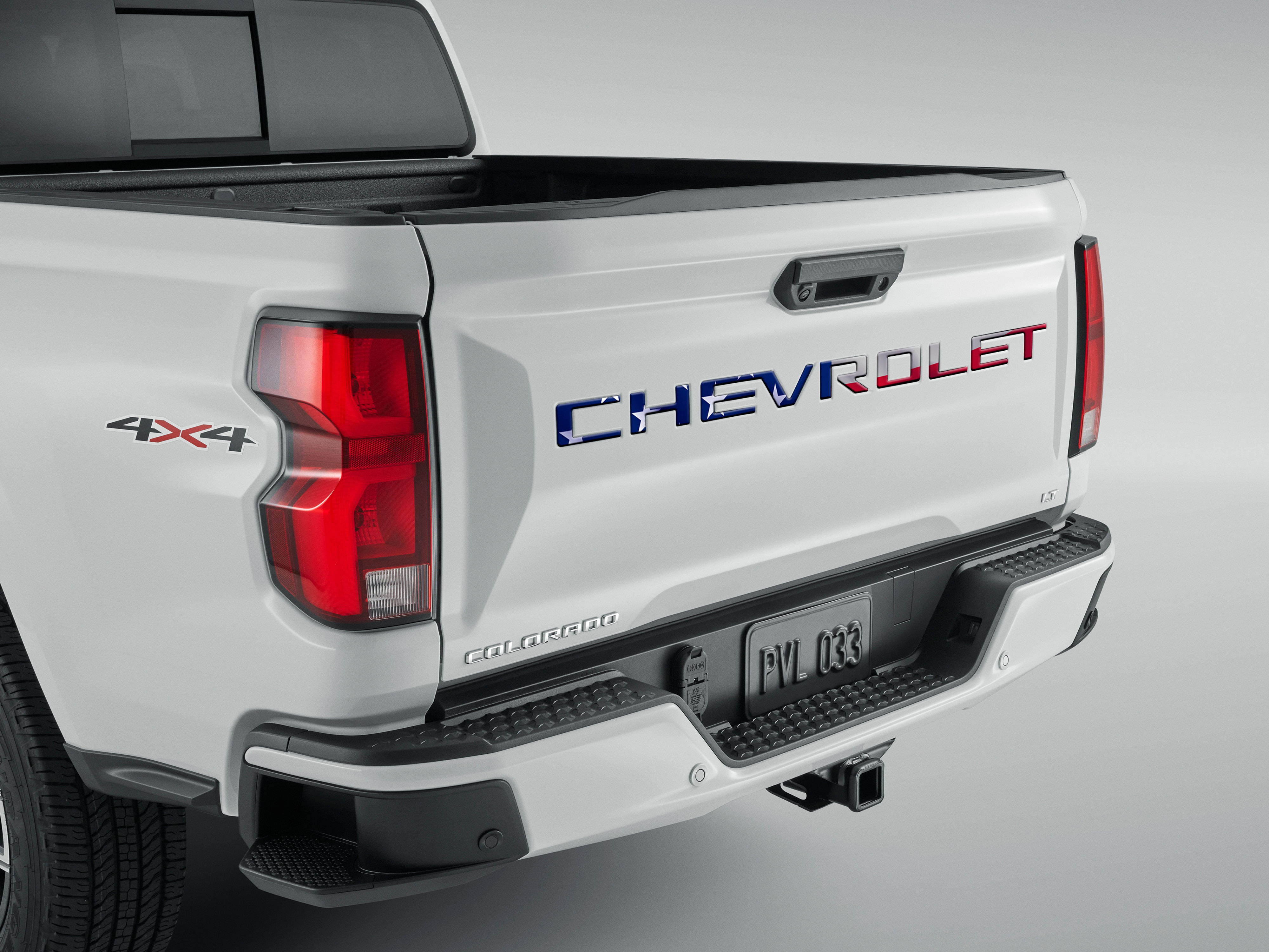 3-D Urethane CHEVROLET Insert Tailgate Lettering in Americana by Nox-Lux™ - Associated Accessories