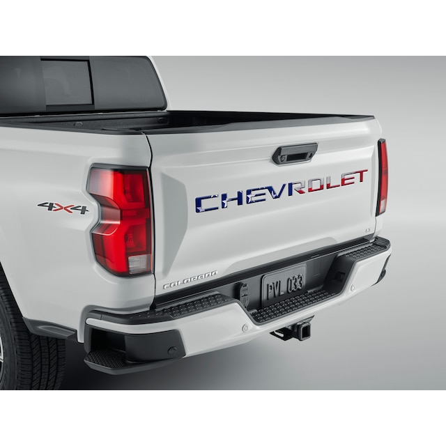 3-D Urethane CHEVROLET Insert Tailgate Lettering in Americana by Nox-Lux™ - Associated Accessories