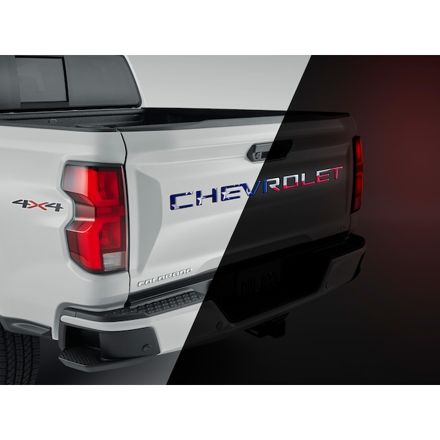 3-D Urethane Reflective CHEVROLET Tailgate Lettering in Americana by Nox-Lux™ - Associated Accessories