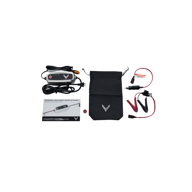 North American 110V Battery Conditioner with Crossed Flags Logo