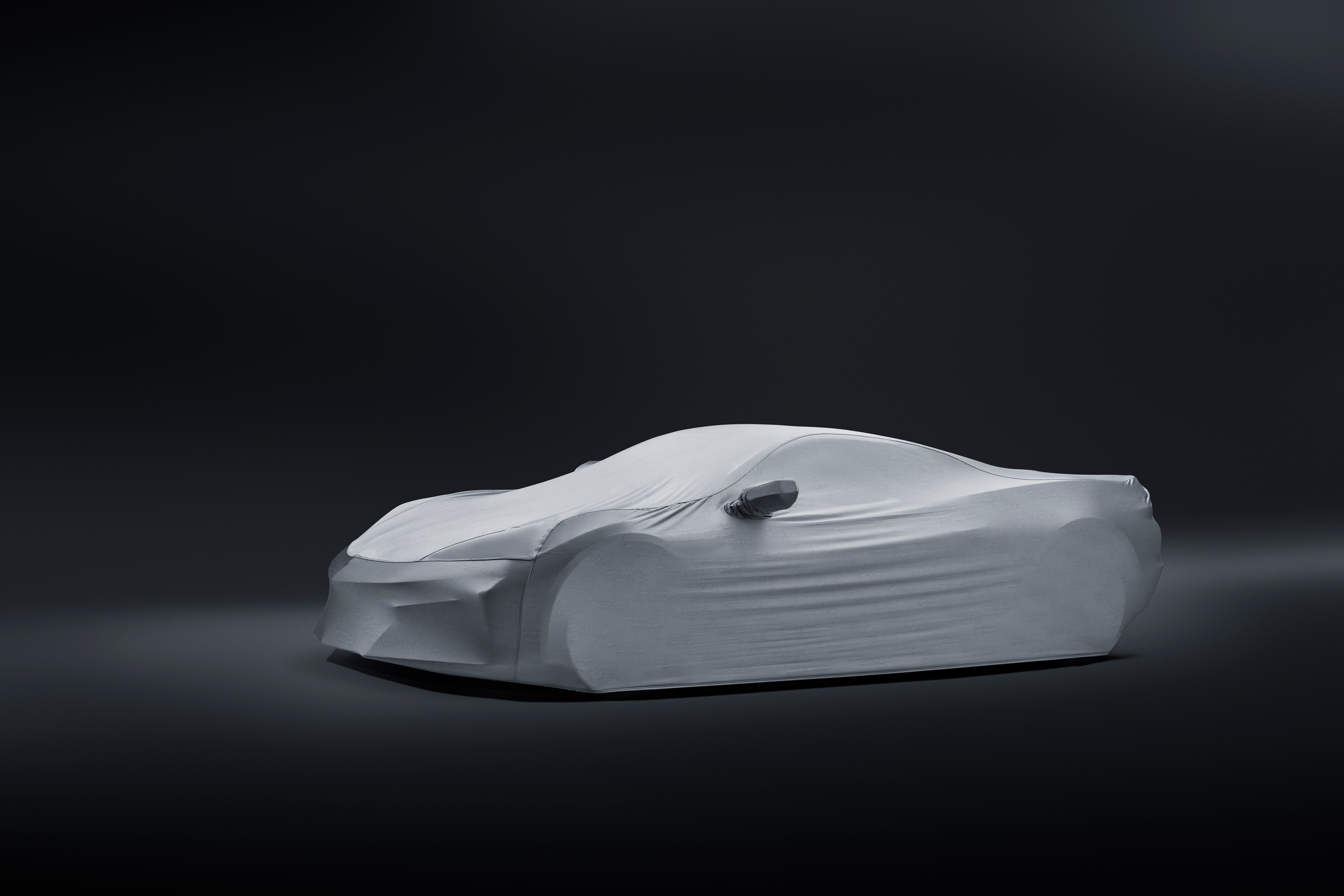 Premium Indoor Car Cover in Gray with Debossed Z06 Logos