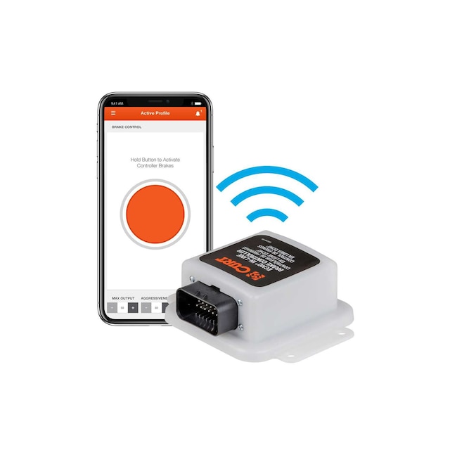 Echo® In-Line Trailer Brake Controller with Override Button by CURT™ - Associated Accessories