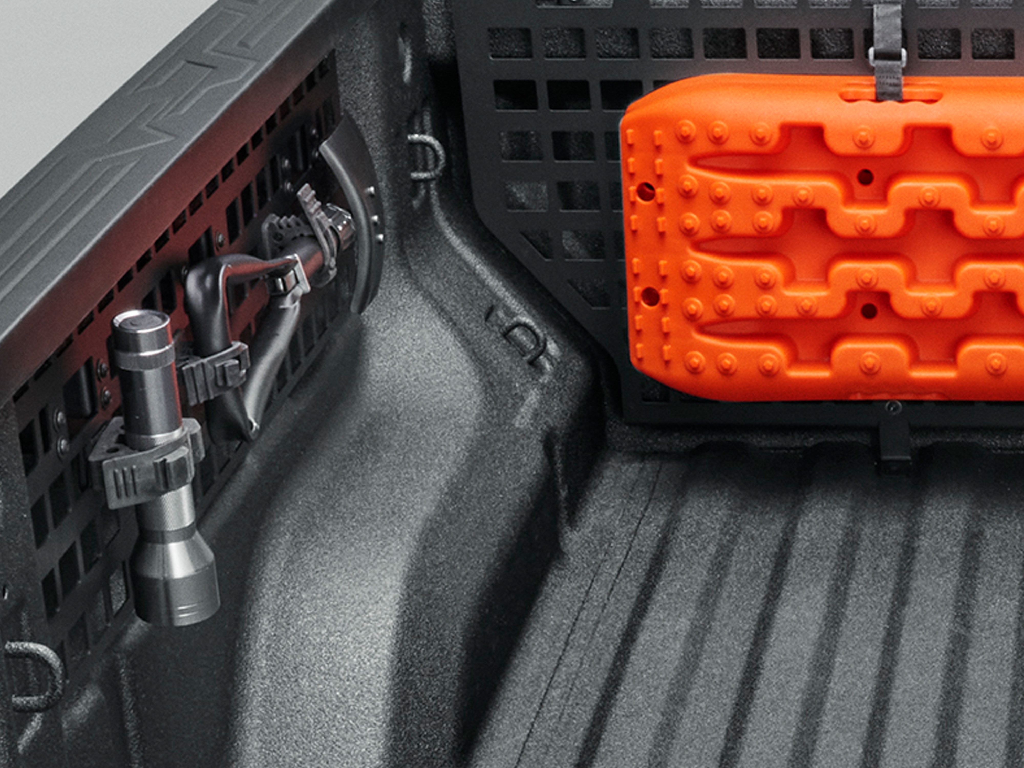 MOLLE Driver-Side Panel for Short Truck Bed by Putco® - Associated Accessories