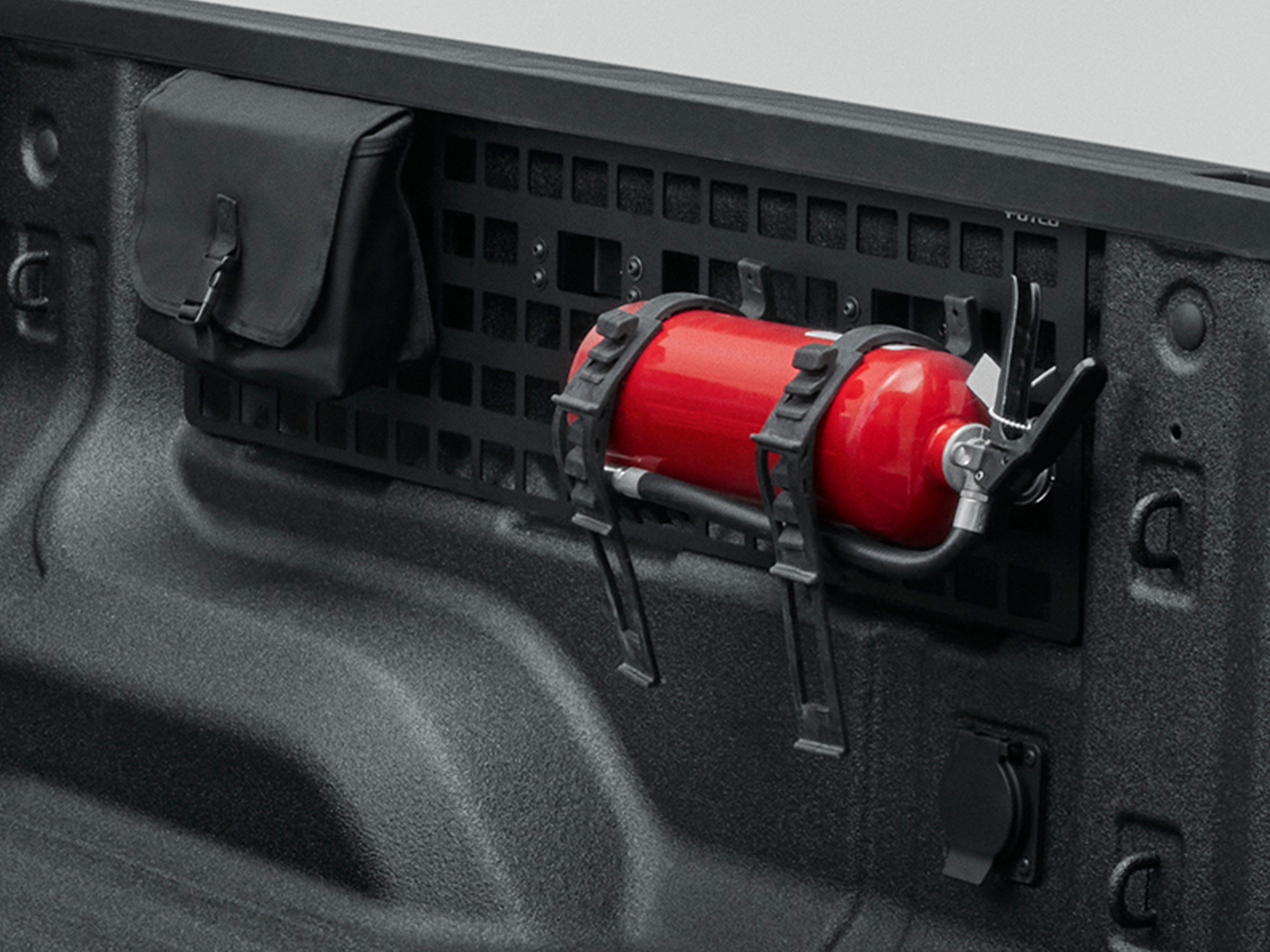 MOLLE Passenger-Side Panel for Short Truck Bed by Putco® - Associated Accessories