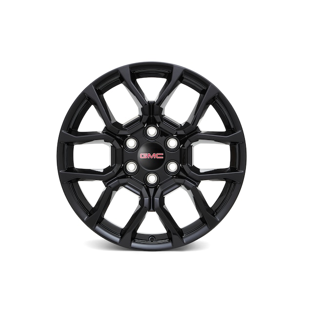 20x9-Inch Aluminum Multi-Spoke Wheel Package in Gloss Black
