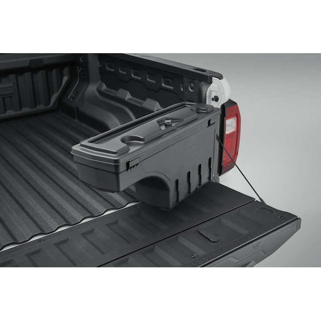 Passenger Side Swingout Tool Box in Black by Undercover™ - Associated Accessories