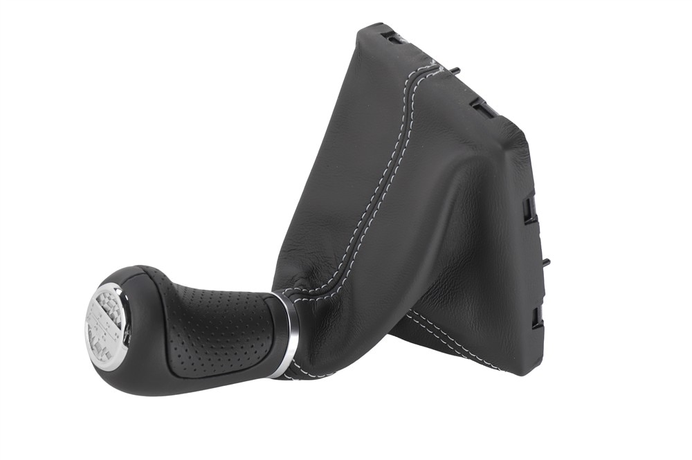 GM Genuine Parts Jet Black Manual Transmission Control Lever Knob with Boot and Shift Pattern