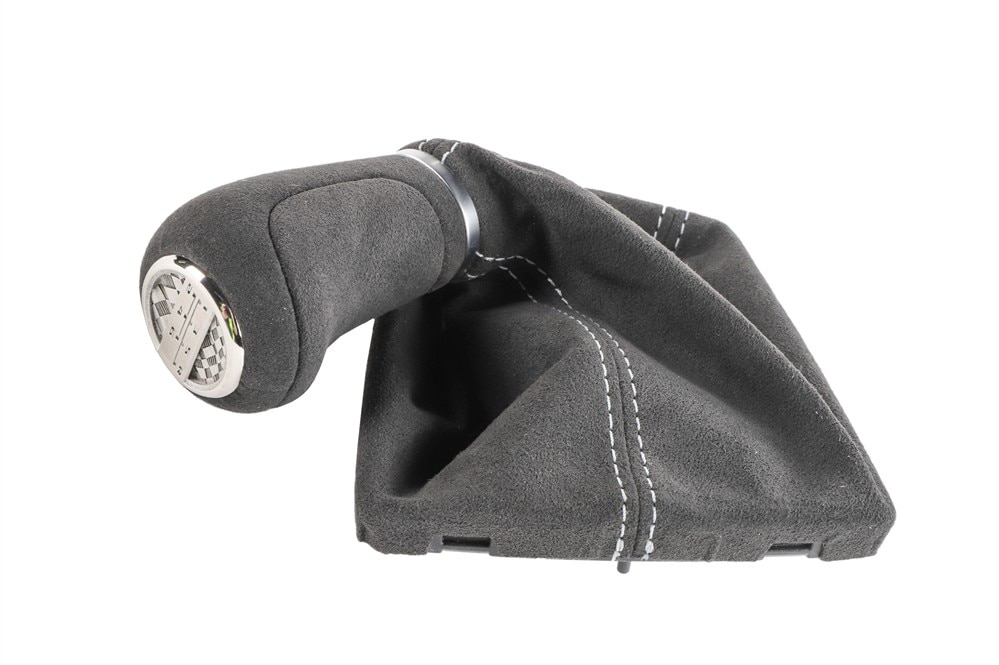 GM Genuine Parts Jet Black Manual Transmission Control Lever Knob with Boot and Shift Pattern