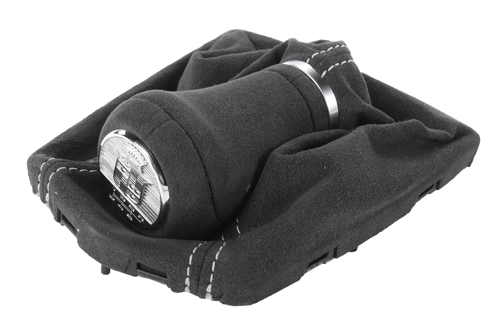 GM Genuine Parts Jet Black Manual Transmission Control Lever Knob with Boot and Shift Pattern