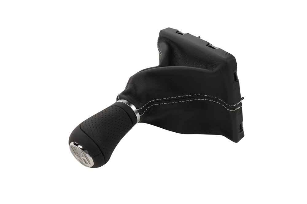 GM Genuine Parts Jet Black Manual Transmission Control Lever Knob with Boot and Shift Pattern