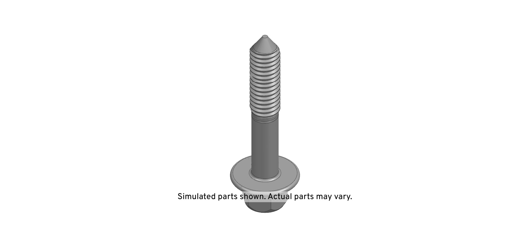 GM Genuine Parts Automatic Transmission M6 x 1 x 30 mm Valve Body Cover Bolt