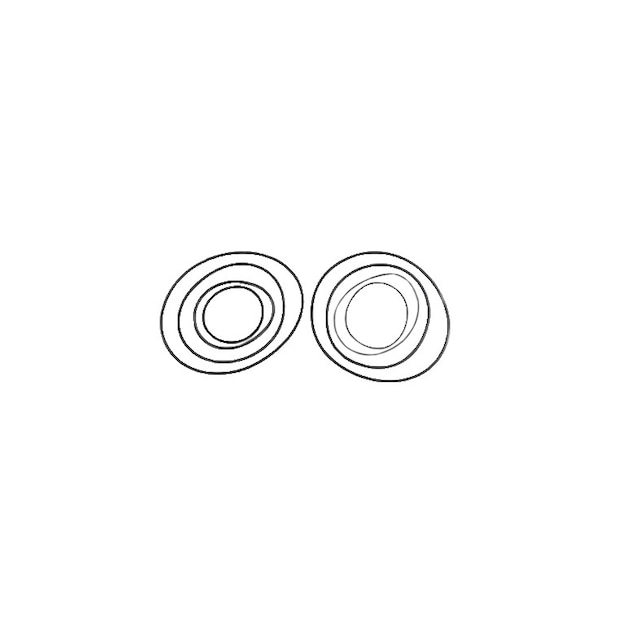 GM Genuine Parts Automatic Transmission Clutch Seal Kit with Piston and Sprag Seals
