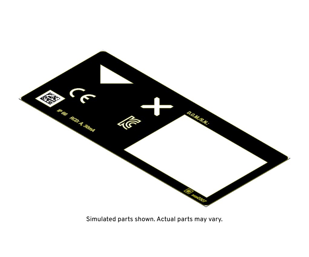 GM Genuine Parts Portable Battery Charger Information Label