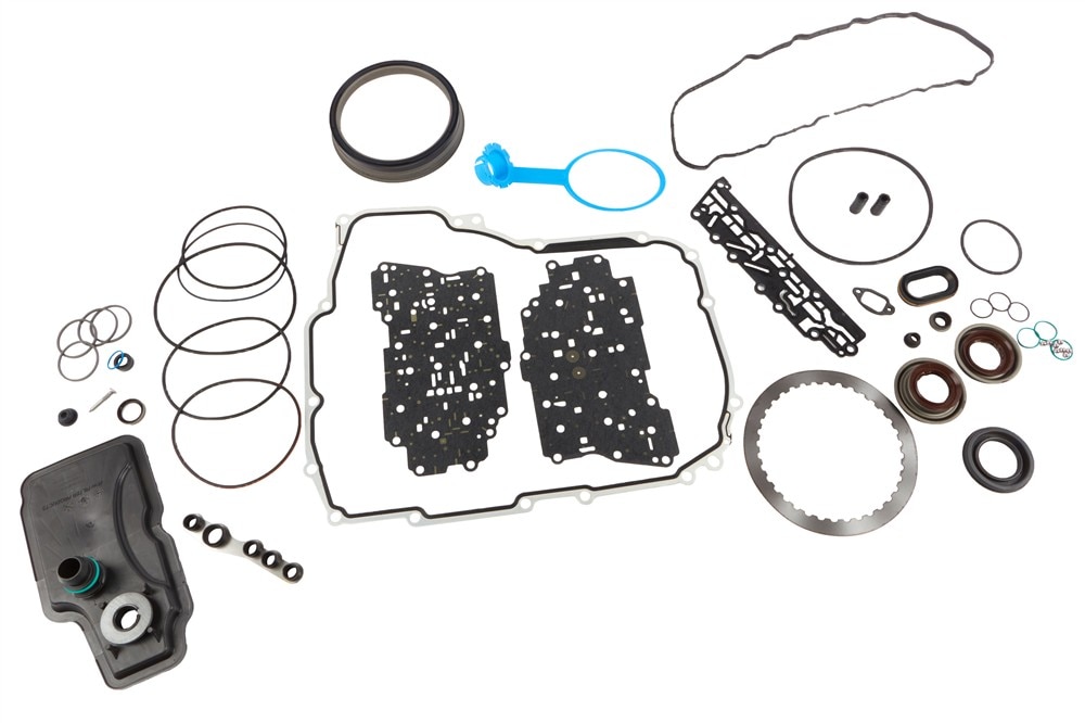 GM Genuine Parts Automatic Transmission Service Overhaul Seal Kit with Seals, Filter, Valves, Pistons, Plates, Gaskets, and Hardware