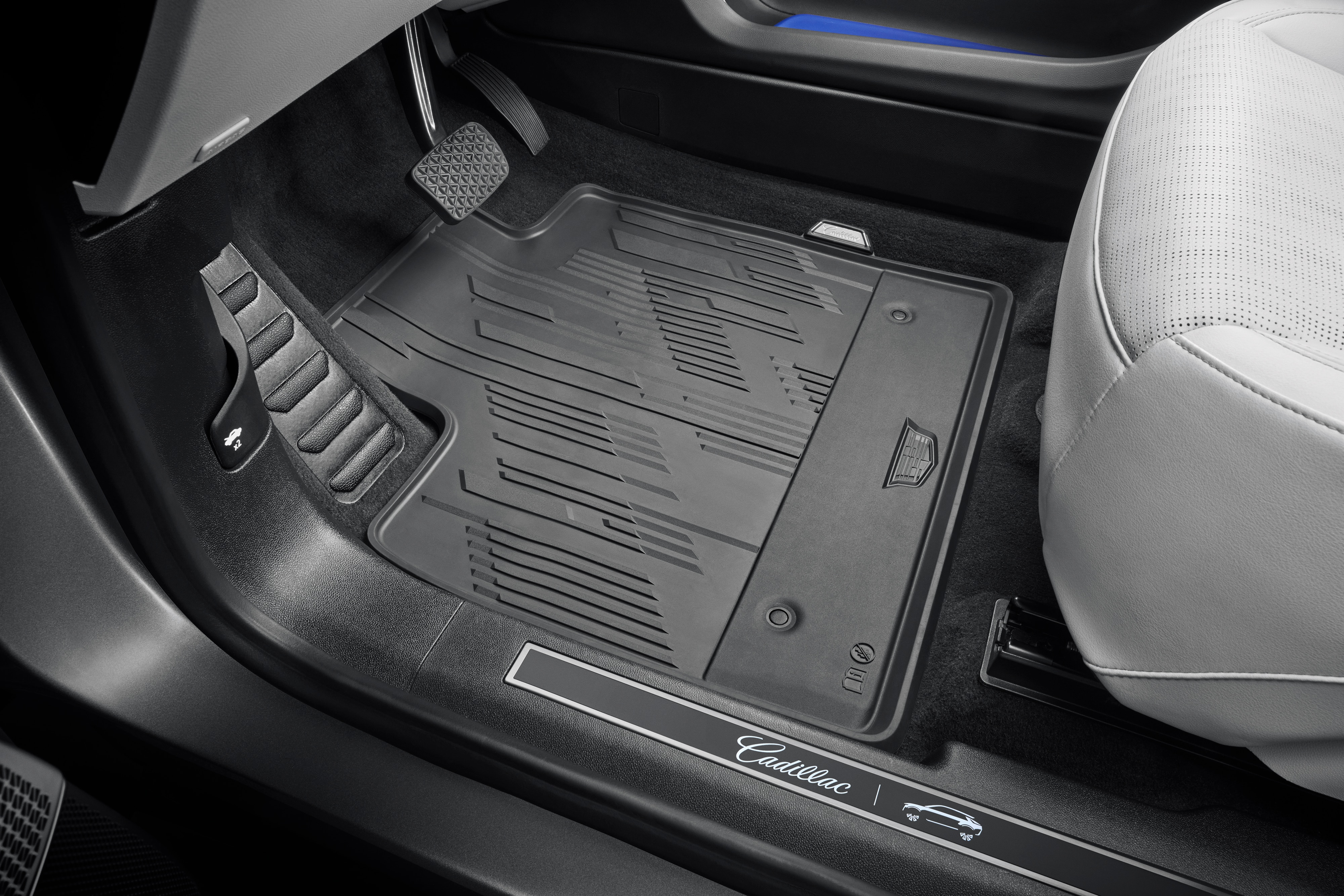 Cadillac First- and Second-Row Premium All-Weather Floor Mats in