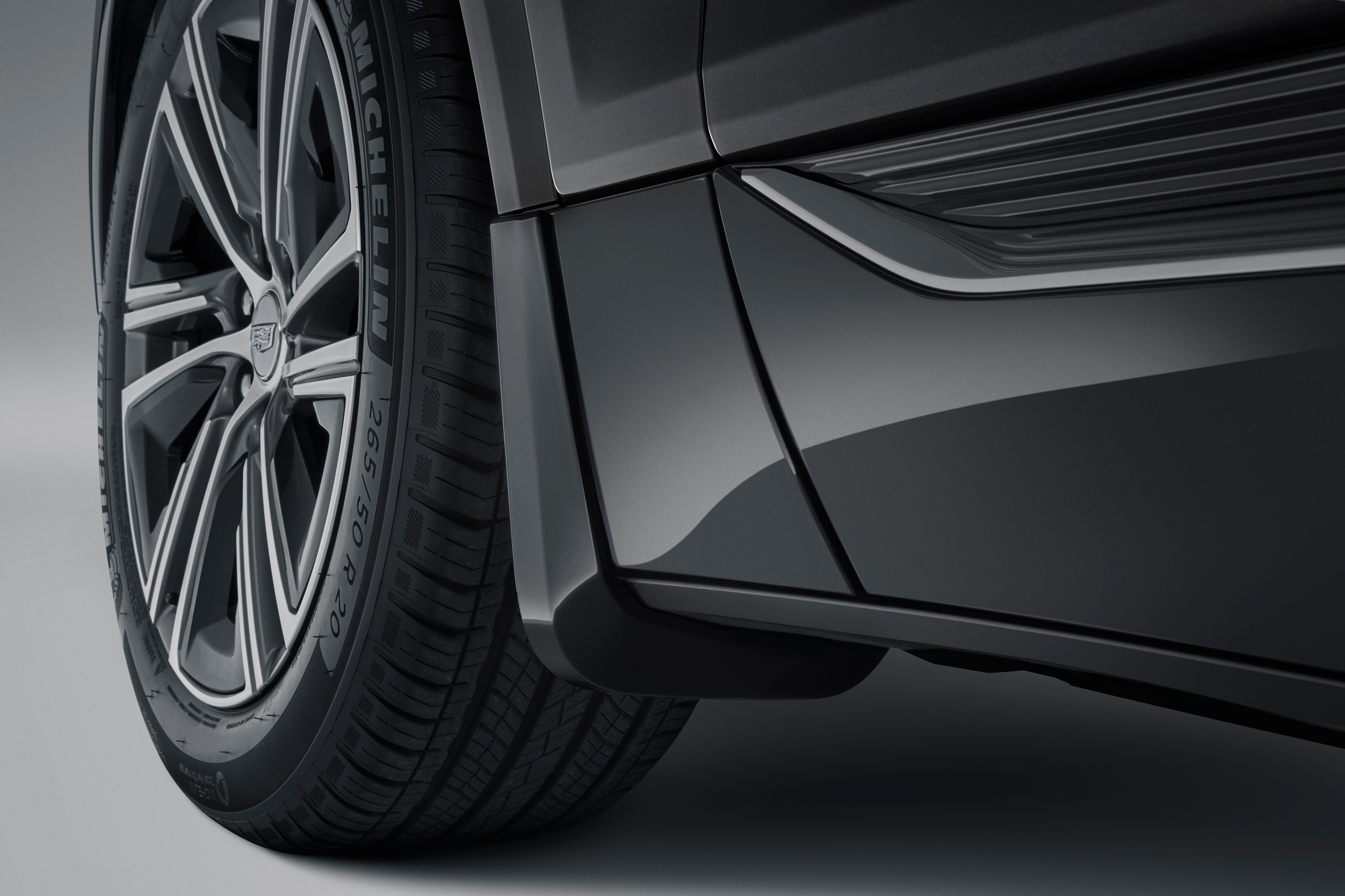 Front Splash Guards Painted in Black