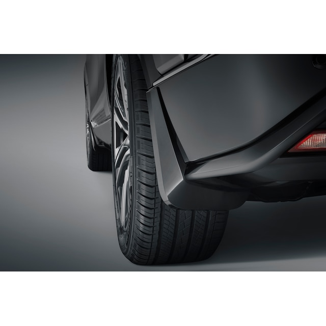 Rear Splash Guards Painted in Black