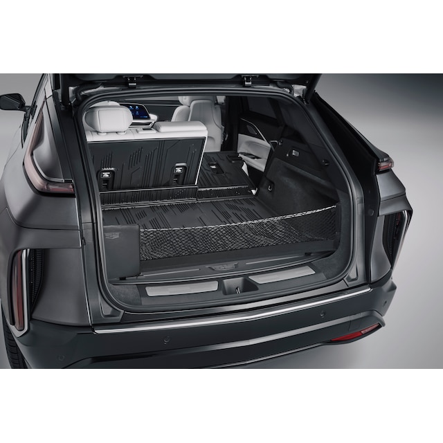 Vertical Cargo Net with Storage Bag featuring Cadillac Logo