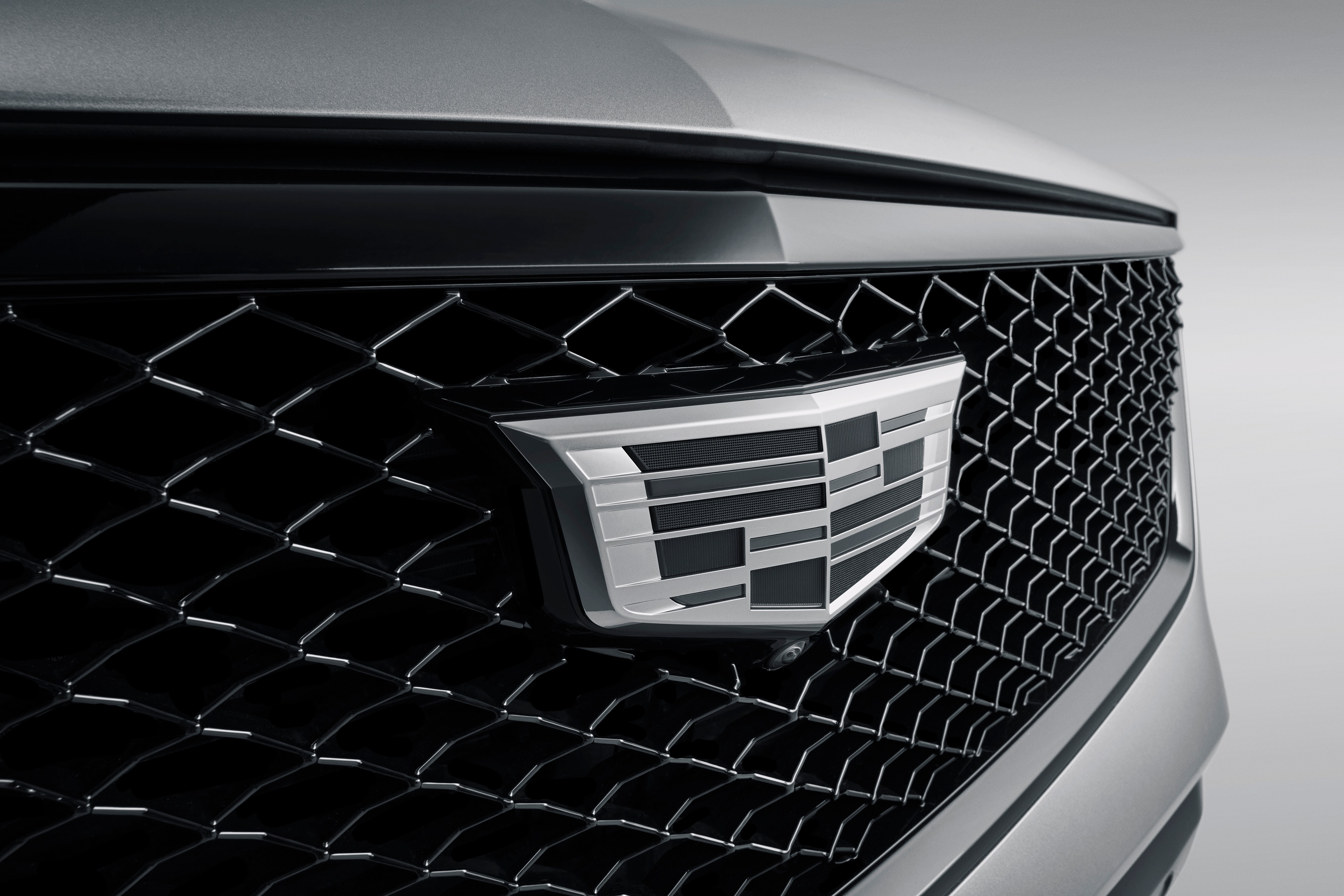 Cadillac Crest Emblems in Monochrome Finish