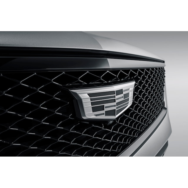Cadillac Crest Emblems in Monochrome Finish