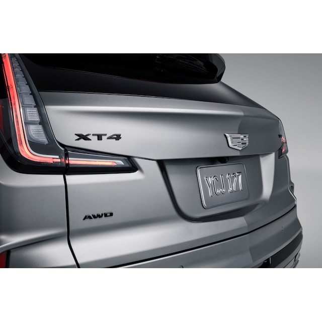 Rear XT4 Emblems in Black