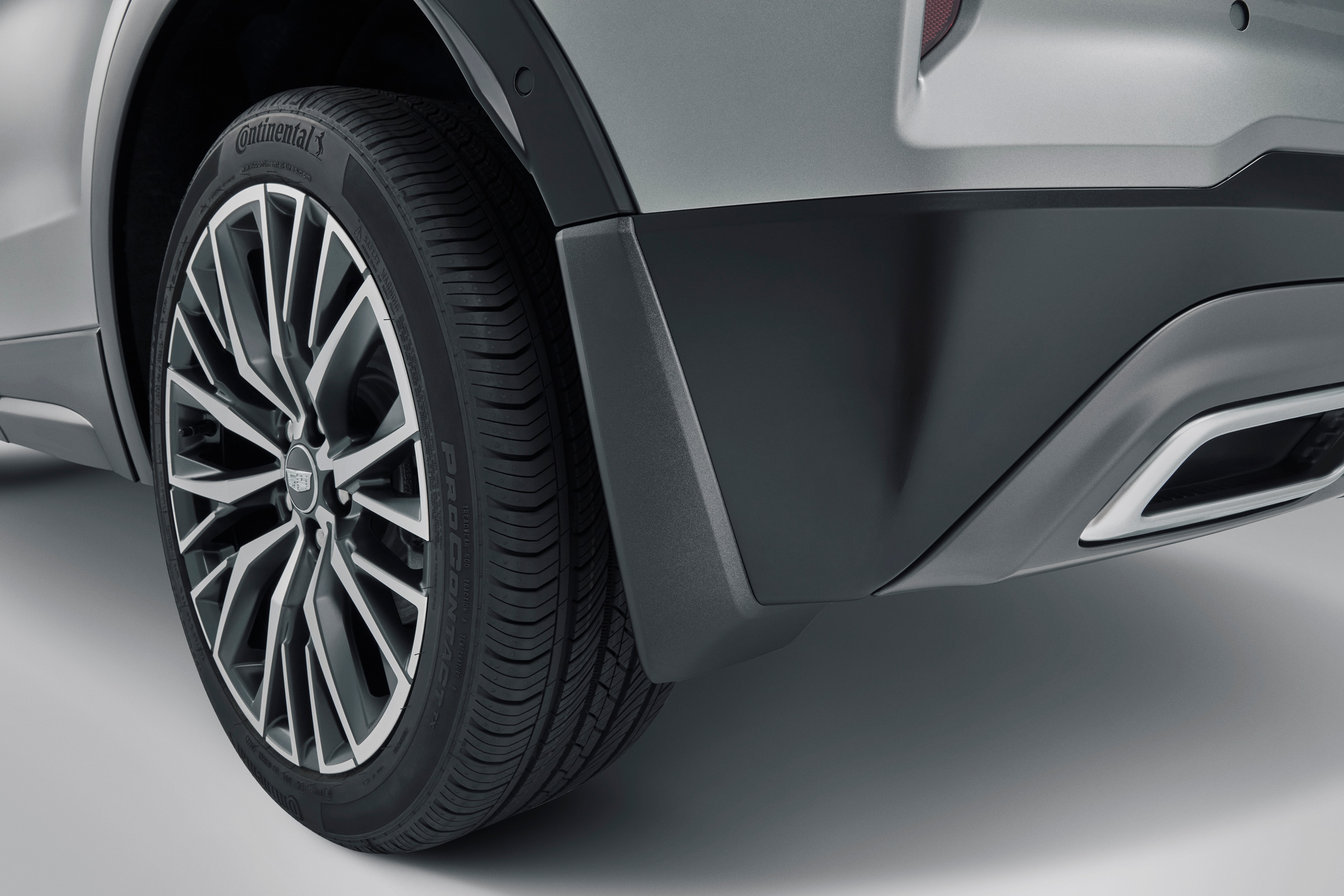 Rear Splash Guards Molded in Black | 84846154 | Cadillac Accessories