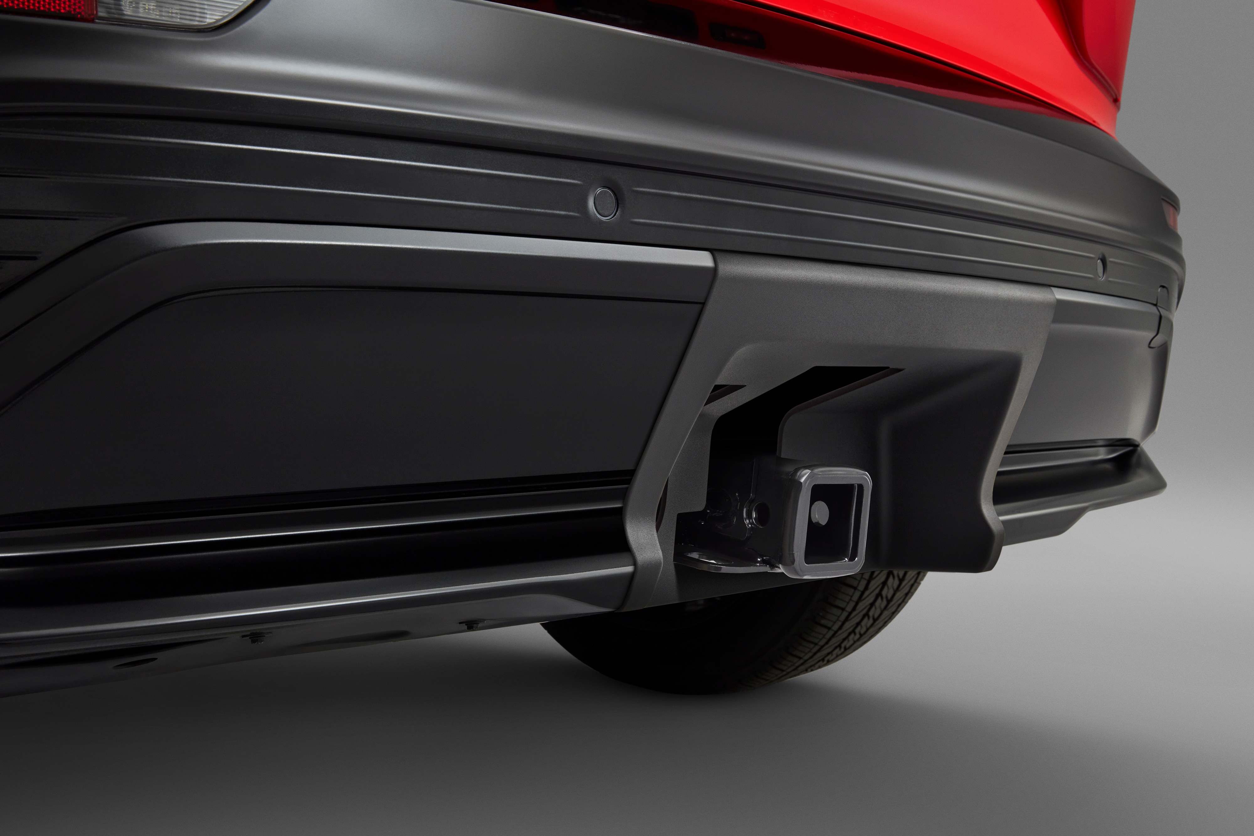 Trailer Hitch Trim Bezel in Black