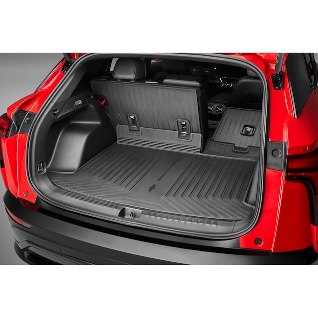 Integrated Cargo Liner in Jet Black with Bowtie Logo