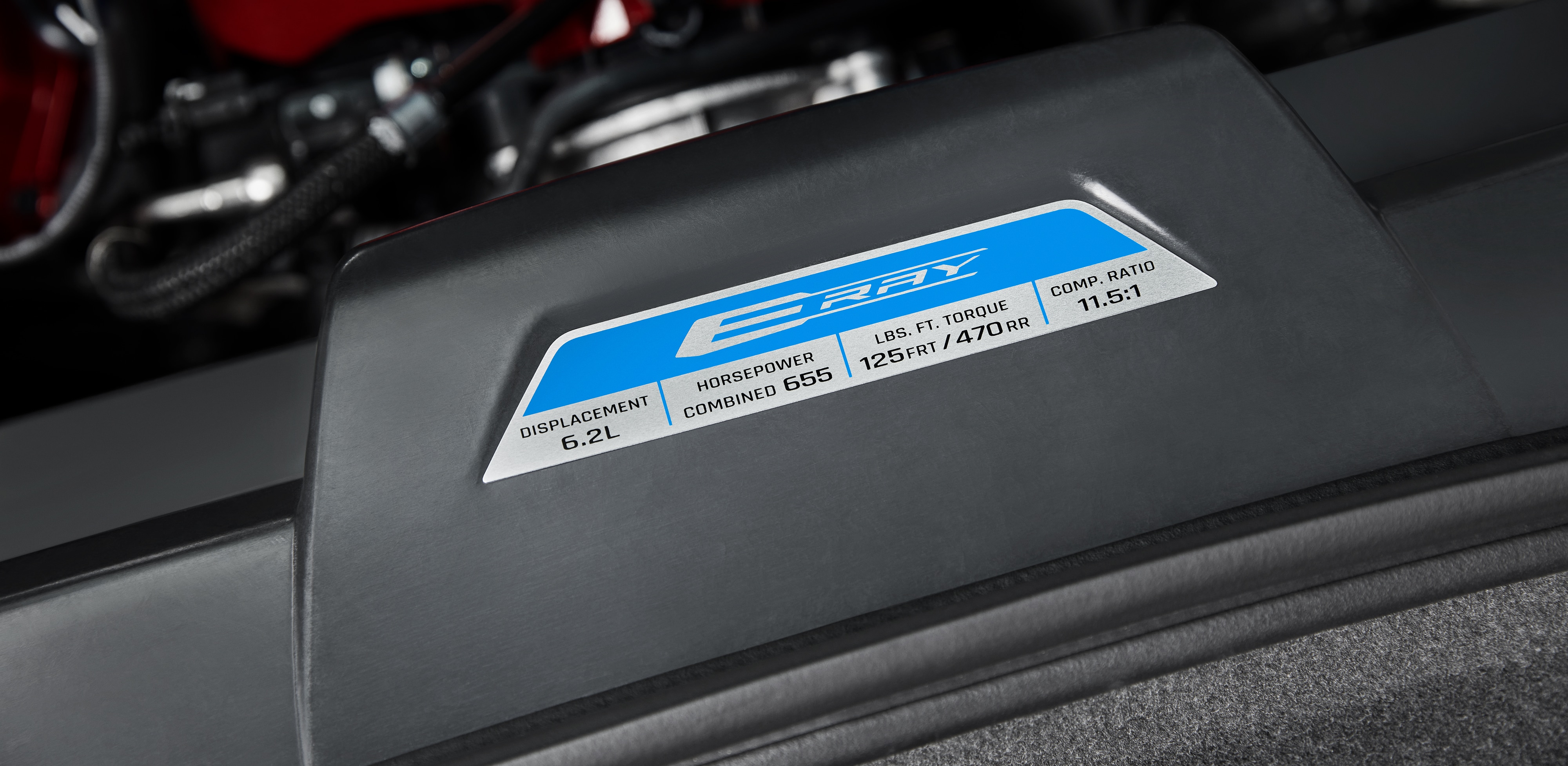 Engine Specification Plaque for E-Ray