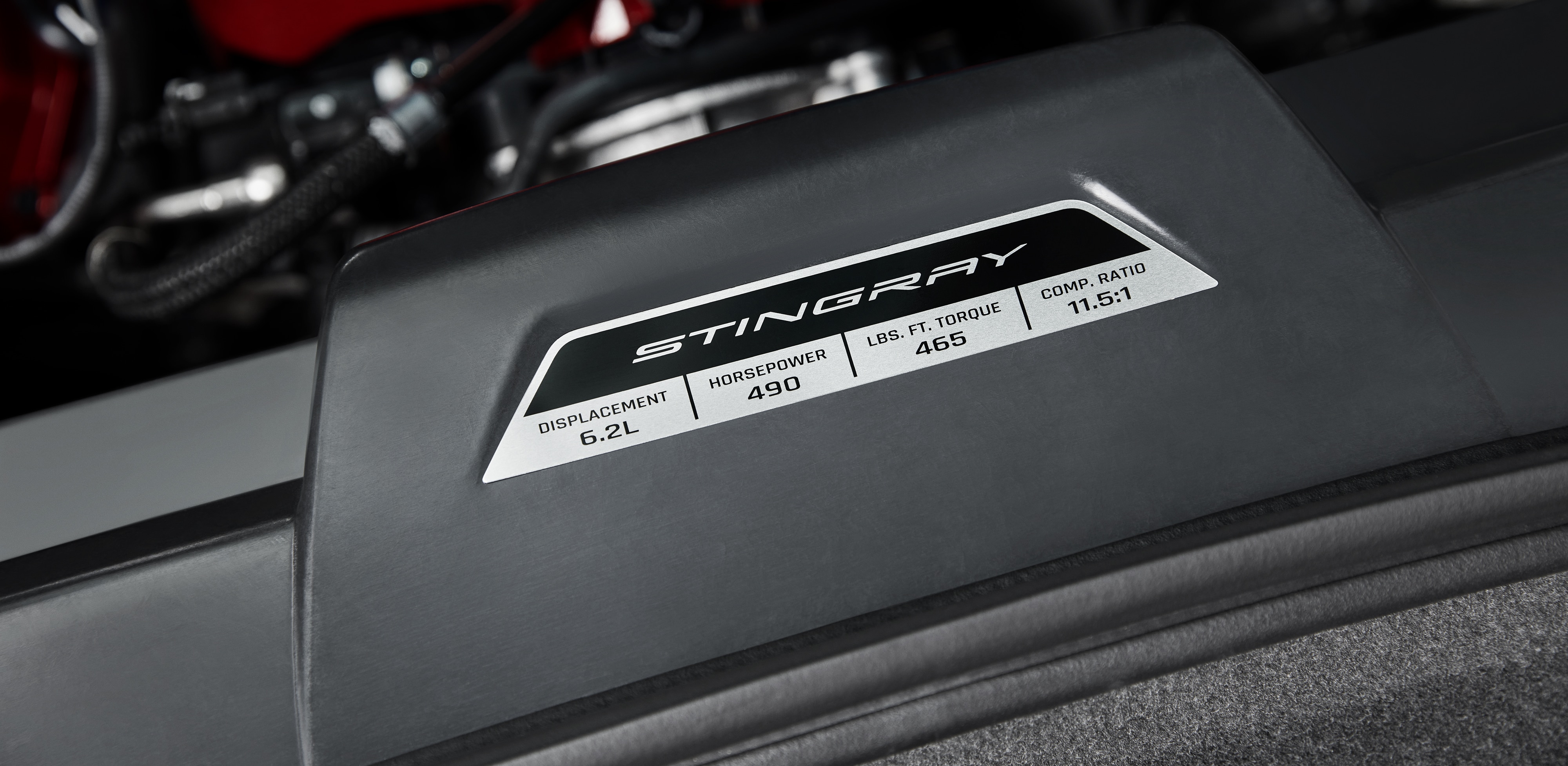 Engine Specification Plaque for Stingray