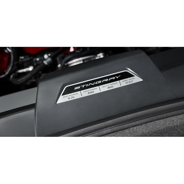 Engine Specification Plaque for Stingray