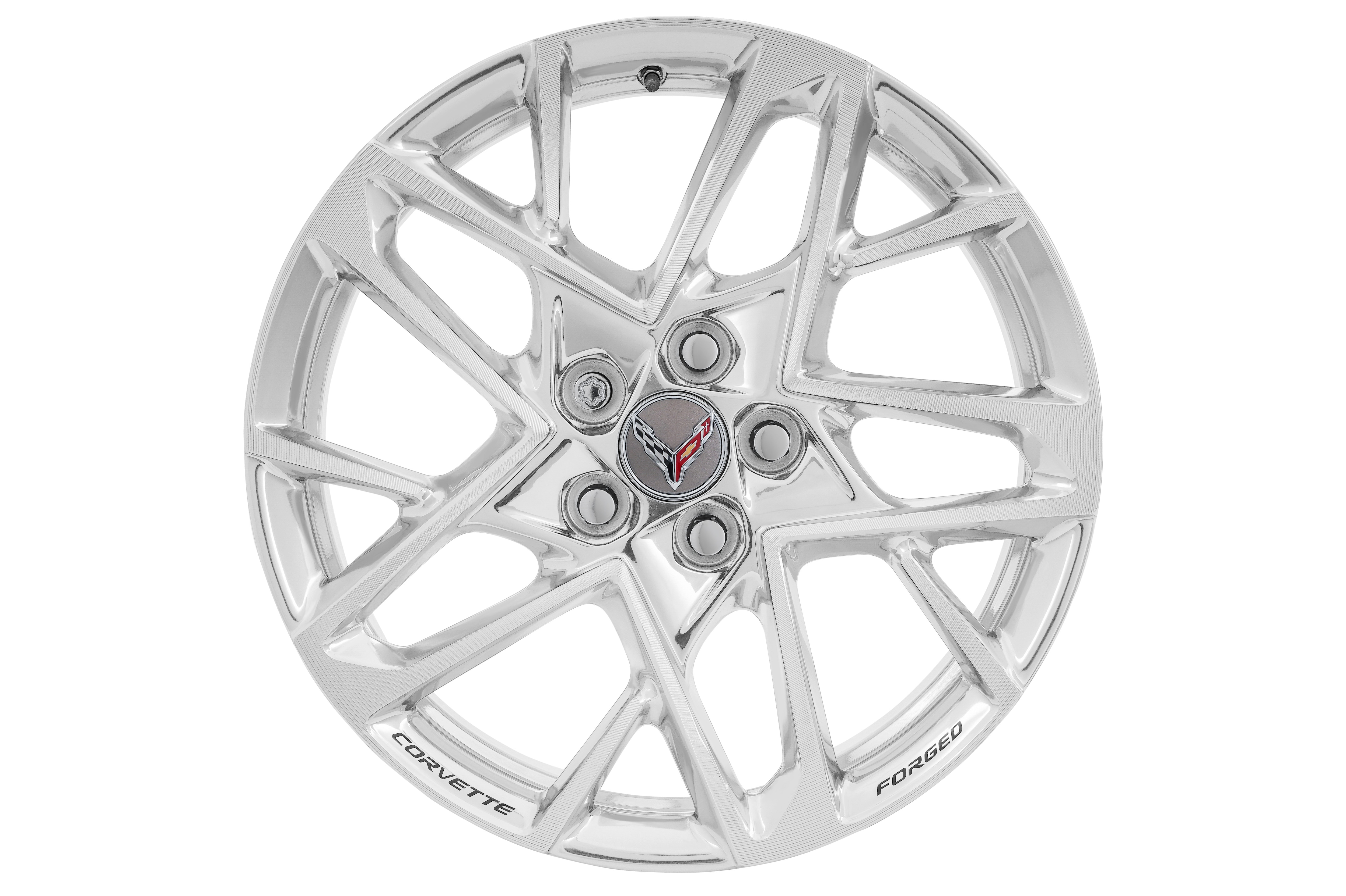 Chevrolet 19x8.5-Inch Multi-Spoke Forged Aluminum Front Wheel in