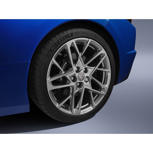 20x11-Inch Multi-Spoke Forged Aluminum Rear Wheel in Polished Finish