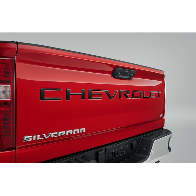 3-D Urethane CHEVROLET Tailgate Lettering in Gloss Black by Nox-Lux™ - Associated Accessories