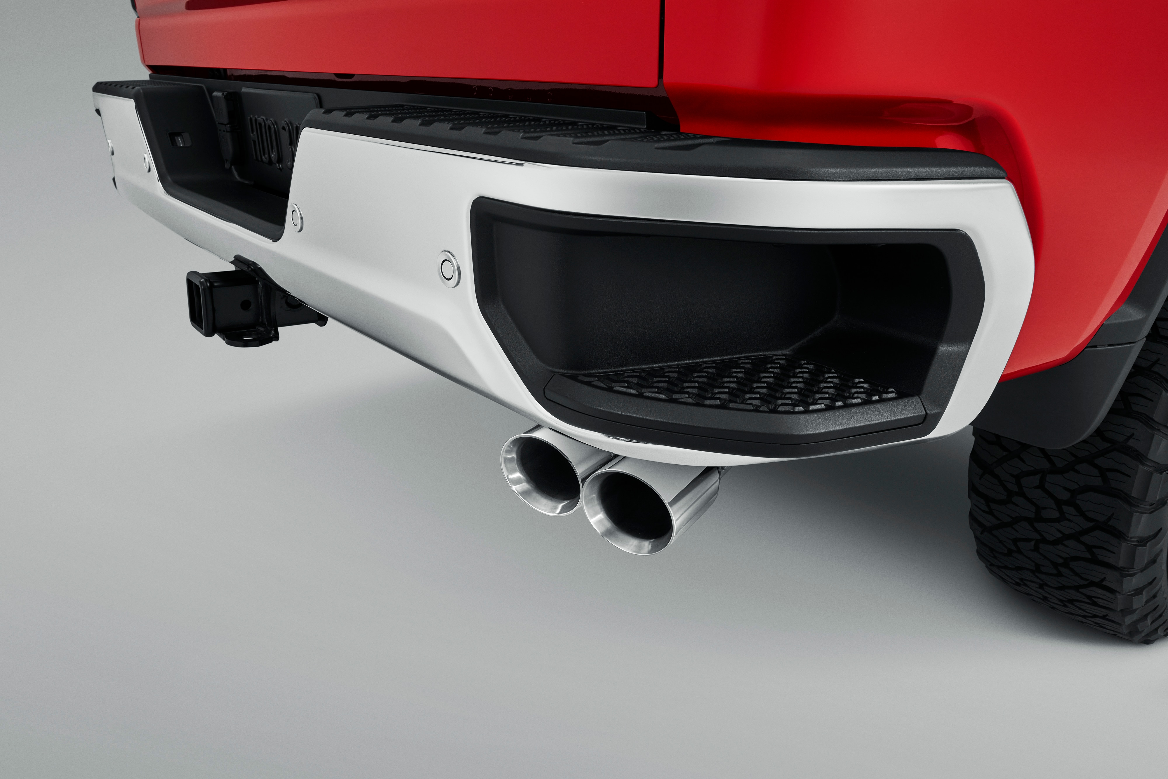 6.6L Polished Stainless Steel Dual-Outlet Exhaust Tip