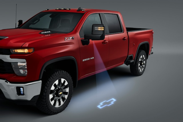Illuminated Front Door Sill Plates in Stainless Steel with Silverado ...