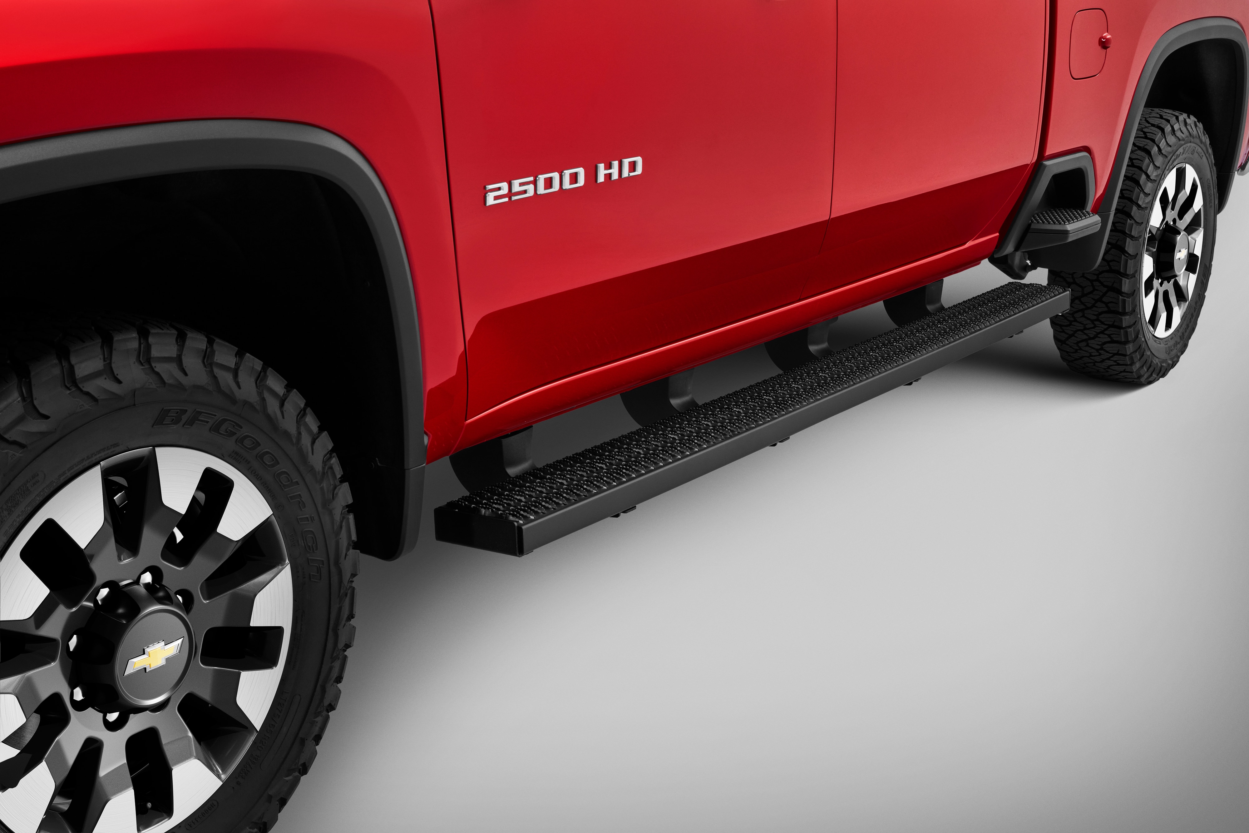 Crew Cab Rectangular Work Step Assist Steps in Black