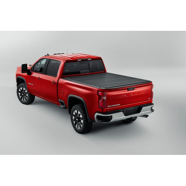 Standard Bed Hard Folding Truck Bed Cover in Matte Black by Advantage® - Associated Accessories