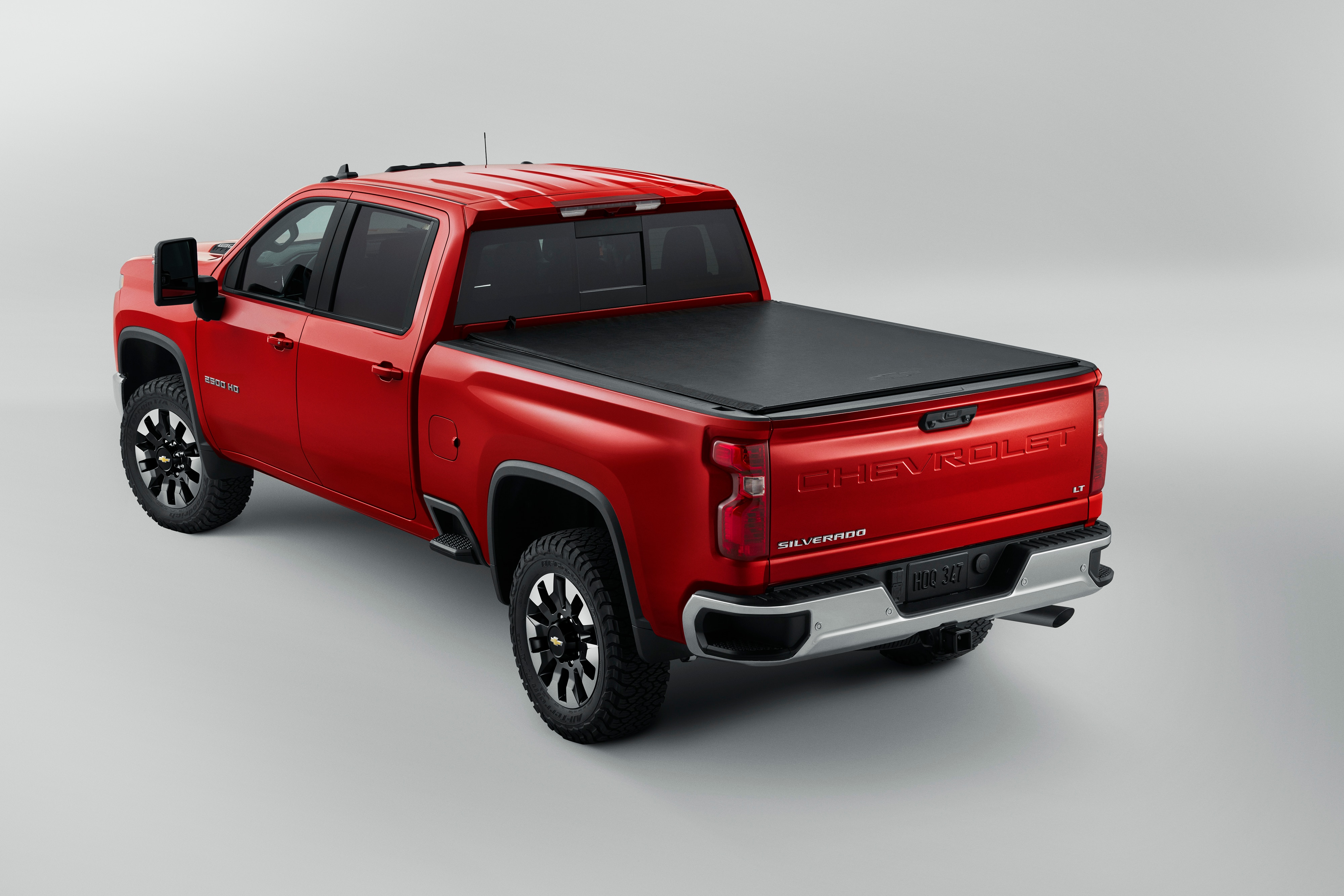 Standard Bed Soft Roll-Up Truck Bed Cover with Chevrolet Bowtie Logo