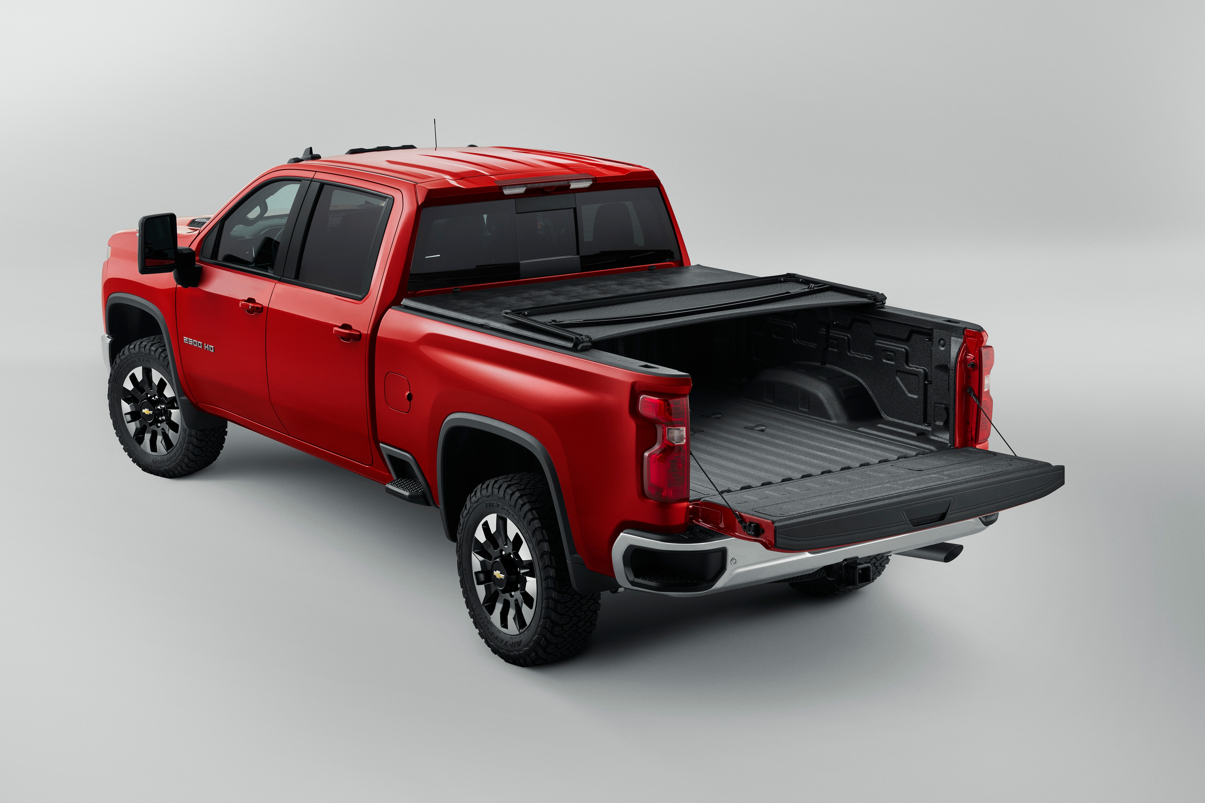 Standard Bed Soft Folding Truck Bed Cover in Black by Advantage® - Associated Accessories