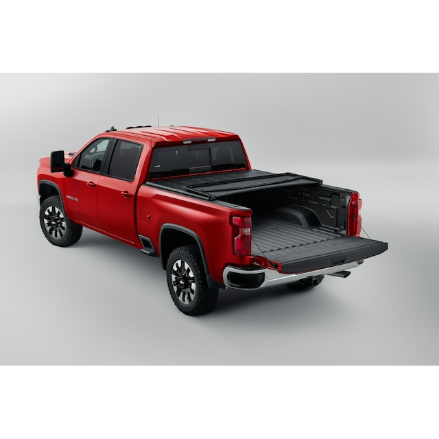 Standard Bed Soft Folding Truck Bed Cover in Black by Advantage® - Associated Accessories