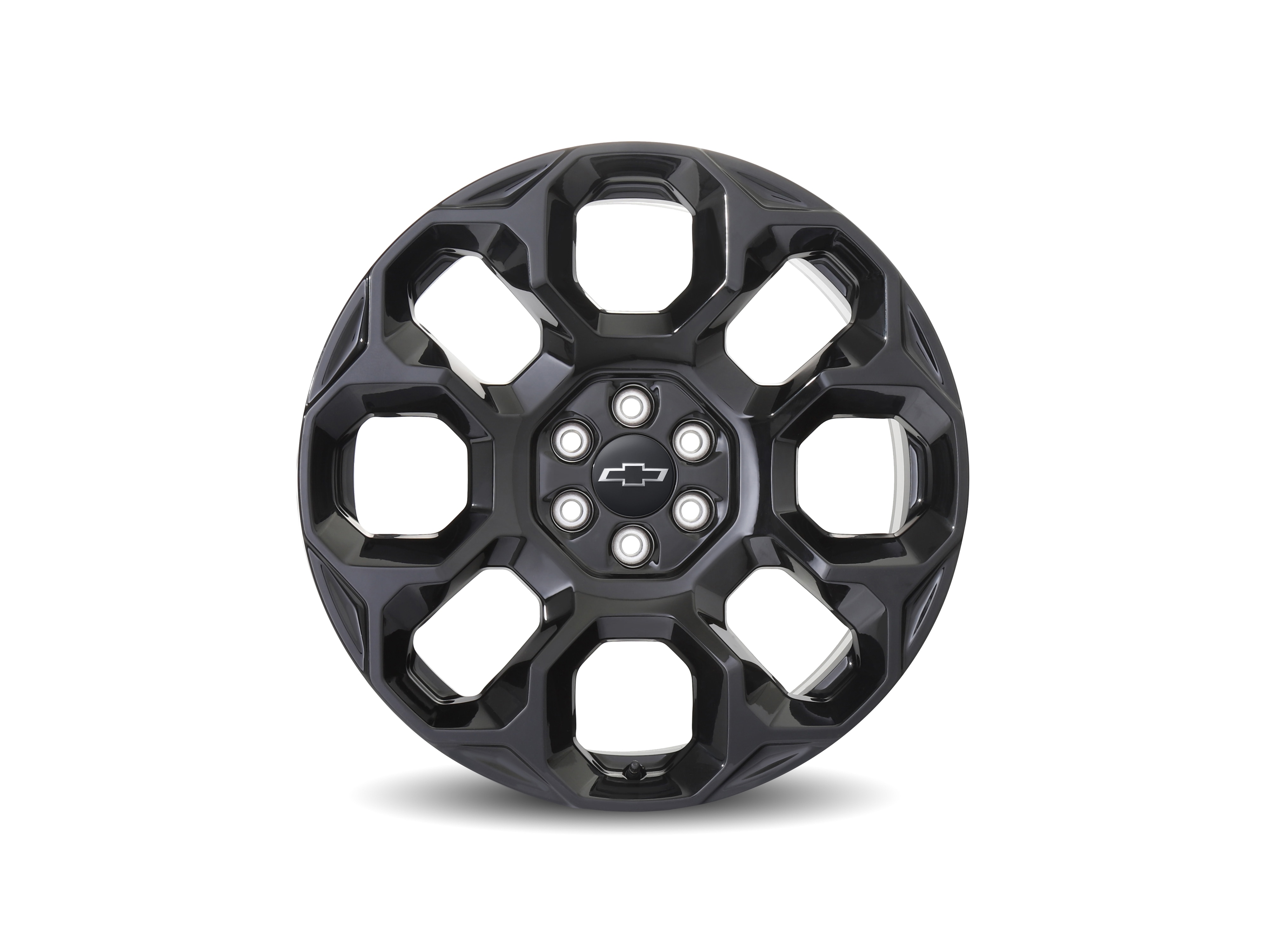 24x9.5-Inch Aluminum Multi-Spoke Wheel in High Gloss Black