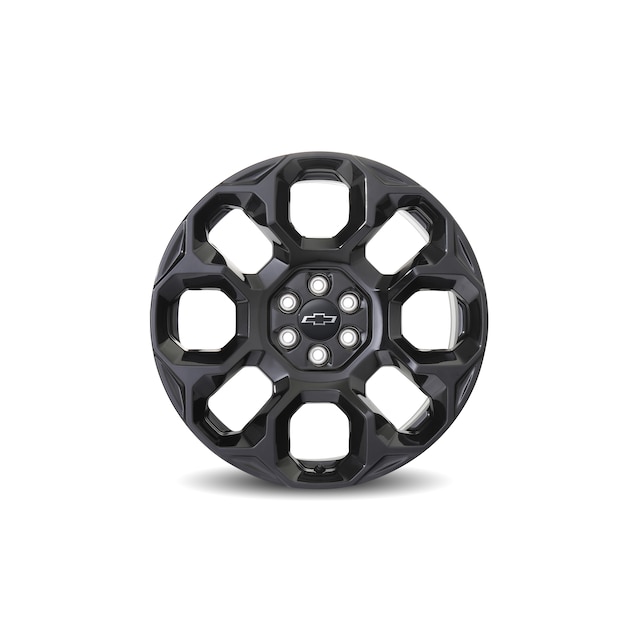 24x9.5-Inch Aluminum Multi-Spoke Wheel in High Gloss Black