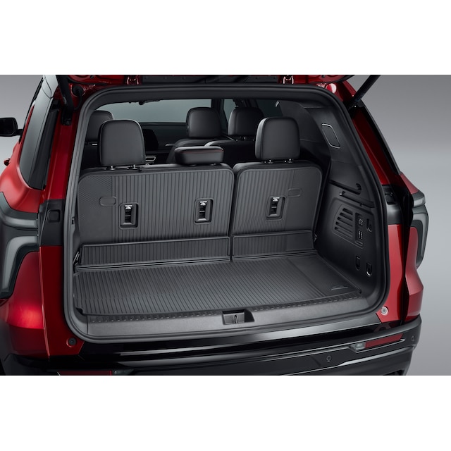 Integrated Cargo Liner in Jet Black with Bowtie Logo