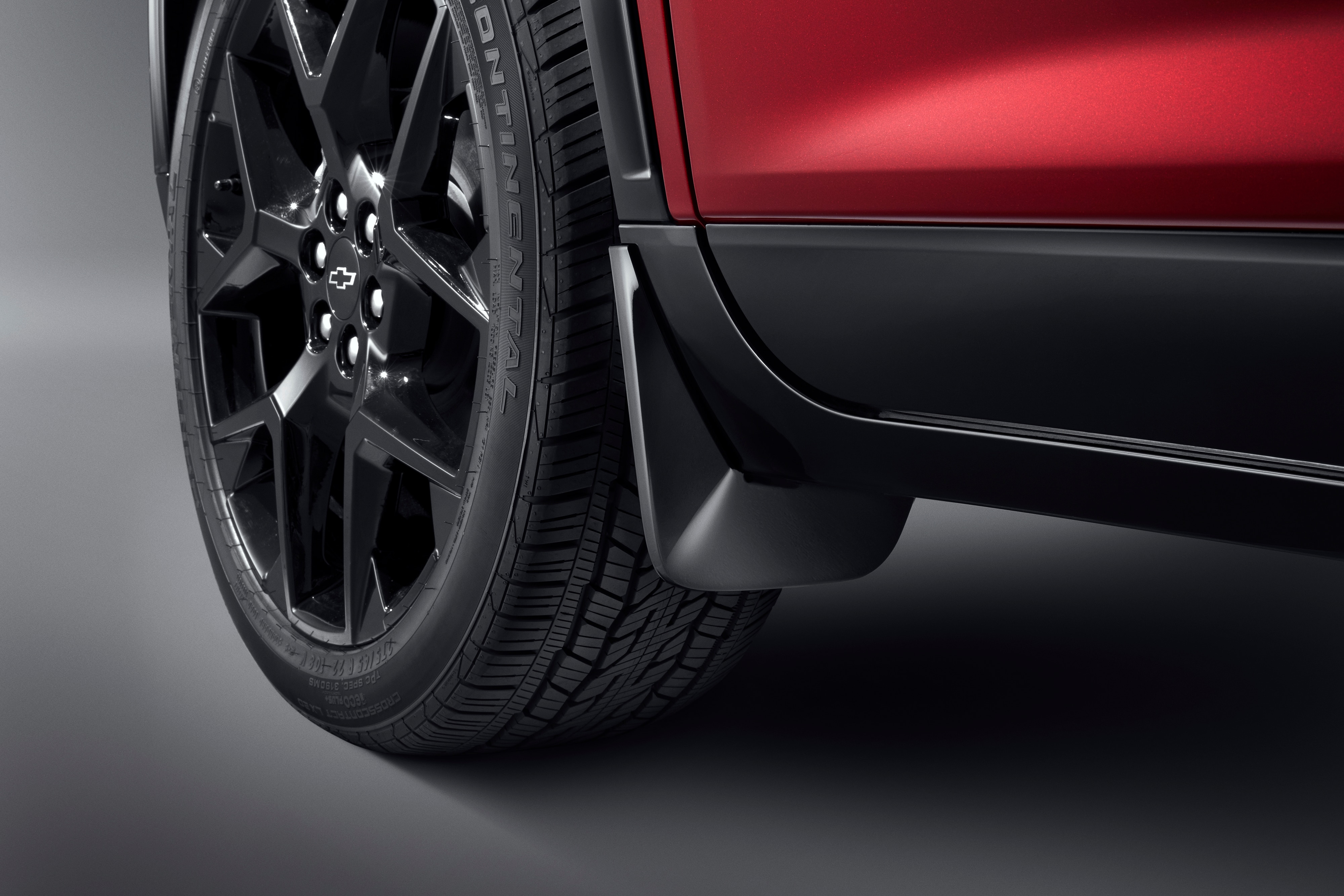 Front Splash Guards Painted in Black