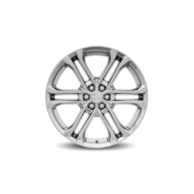 22x8.5-Inch Aluminum 6-Split-Spoke Wheel in Bright PVD