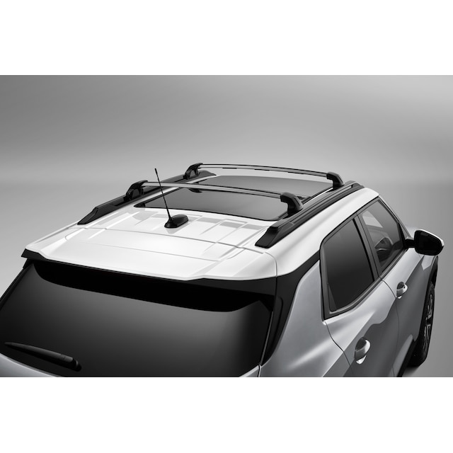 Roof Rack Cross Rail Package in Black