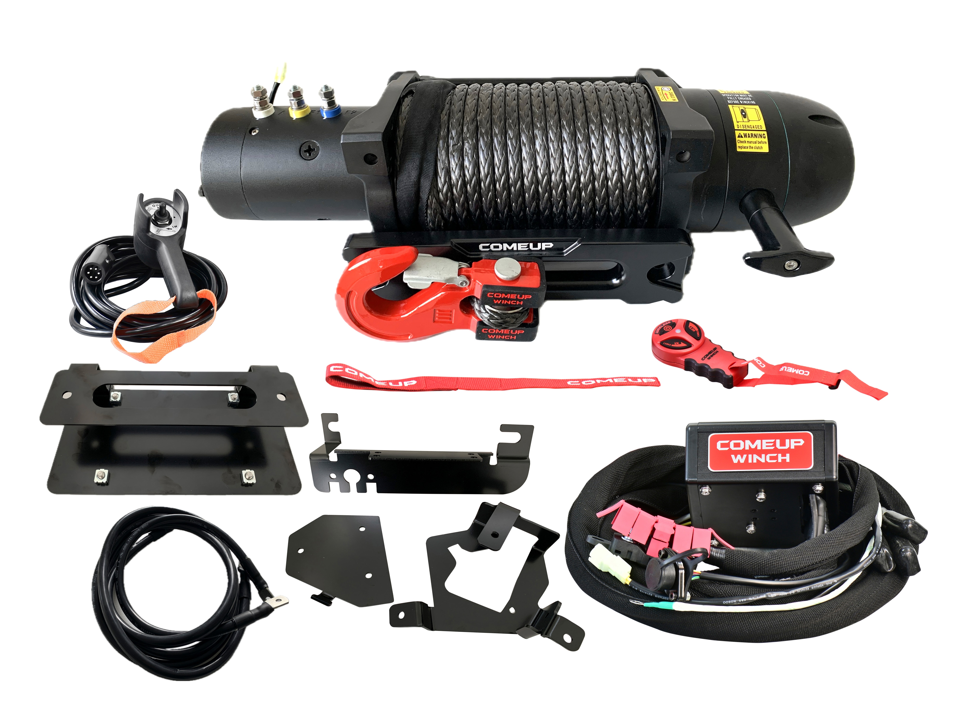 Winch and Controller for Off-Road Bumper by COMEUP - Associated Accessories