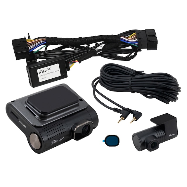 2K Quad HD Front Dash Cam with ADAS, 32GB SD Card and Full HD Rear Camera by OPSIS by Stinger™ - Associated Accessories
